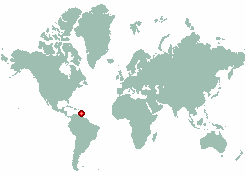 Caritan in world map