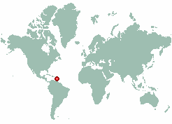 La Leandre in world map